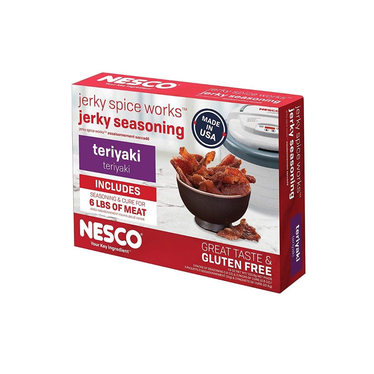 Amazon.com: Nesco BJT-6, Jerky Spice Works, Teriyaki Flavor, red